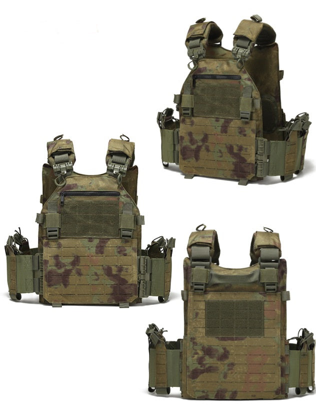Tactical Vest Military Molle Plate Carrier Magazine Paintball CS Outdoor Velcro Protective Vest Hunting Vest (NF-YB-V017)