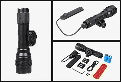 Tactical Flashlight LED Torch High Power rechargeable LED flashlight 18650 or CR123A (NF-Y0121)