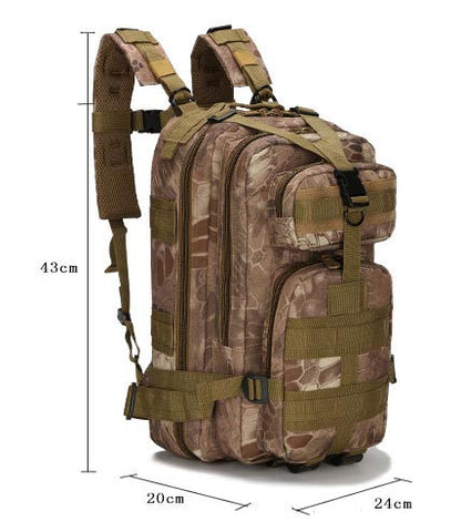 Tactical Backpack Travel Camping Hiking Packbag Military Style Pack Bag Outdoor sports bag (NF-YB-B010)
