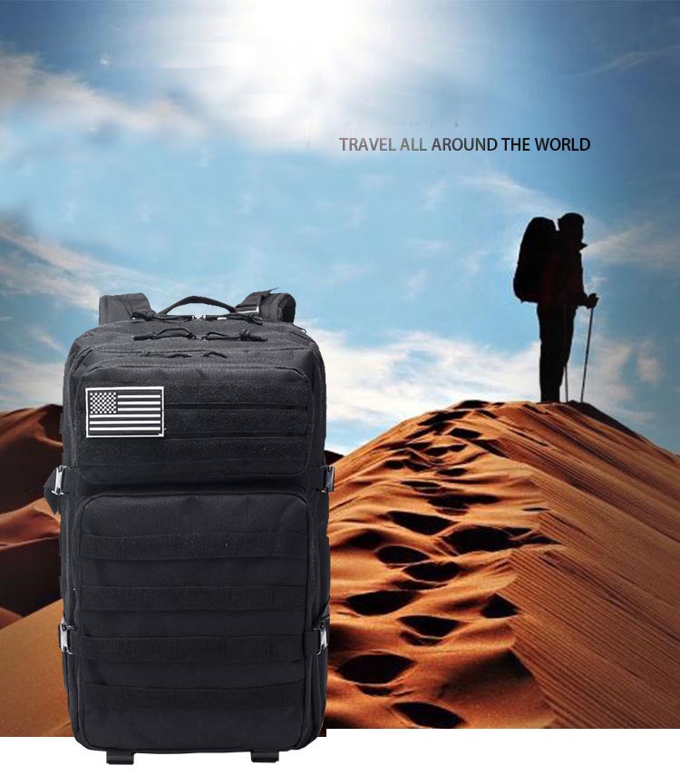 Tactical Backpack Travel Camping Hiking Packbag Military Style Pack Bag Outdoor sports bag （NF-YB-B011）