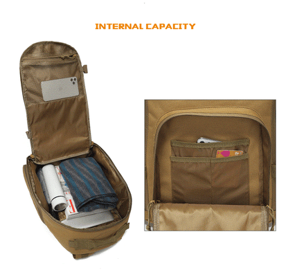 Tactical Backpack Travel Camping Hiking Packbag Military Style Pack Bag Outdoor sports bag (NF-YB-B016)