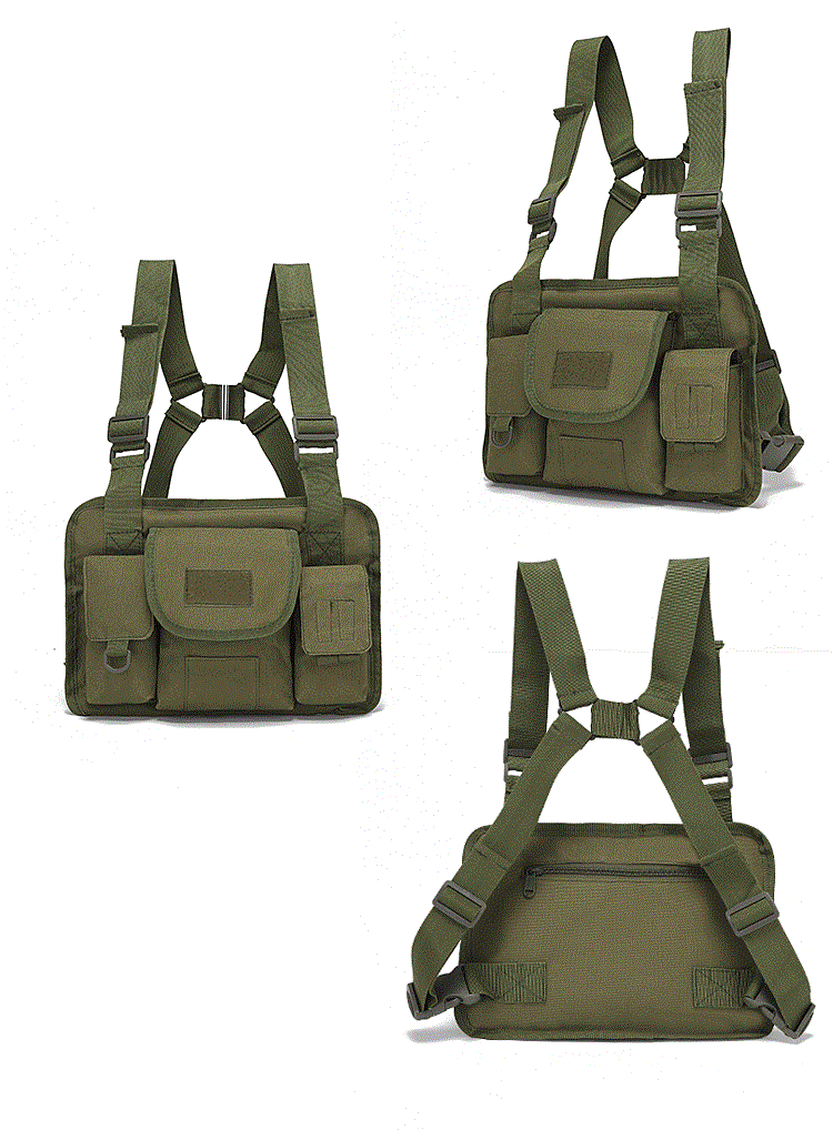 Tactical Chest bag Multi-function Travel Camping Hiking crossbody bag Military Style Bag Outdoor sports bag （NF-YB-C020）