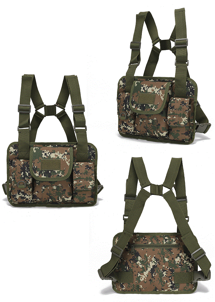 Tactical Chest bag Multi-function Travel Camping Hiking crossbody bag Military Style Bag Outdoor sports bag （NF-YB-C020）
