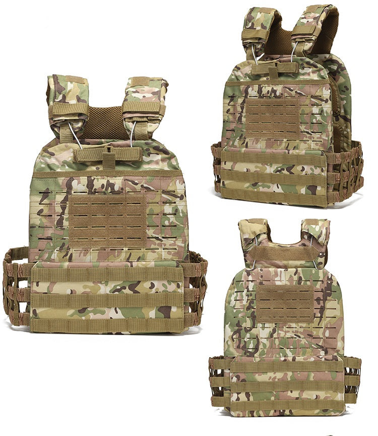 Tactical Vest Military Molle Plate Carrier Magazine Paintball CS Outdoor Velcro Protective Vest Hunting Vest  (NF-YB-V014)