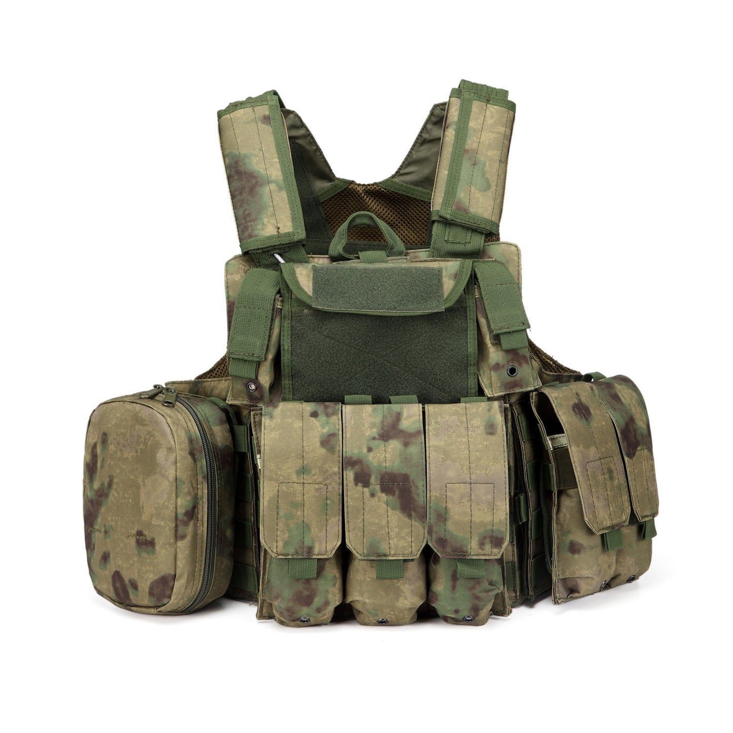 Tactical Vest Military Molle Plate Carrier Magazine Paintball CS Outdoor Velcro Protective Vest Hunting Vest (NF-YB-V015)