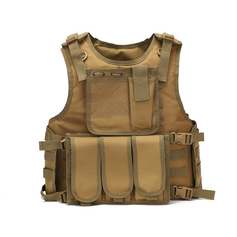 Tactical Vest Military Molle Plate Carrier Magazine Paintball CS Outdoor Velcro Protective Vest Hunting Vest  (NF-YB-V013)