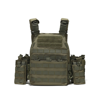 Tactical Vest Military Molle Plate Carrier Magazine Paintball CS Outdoor Velcro Protective Vest Hunting Vest (NF-YB-V019)