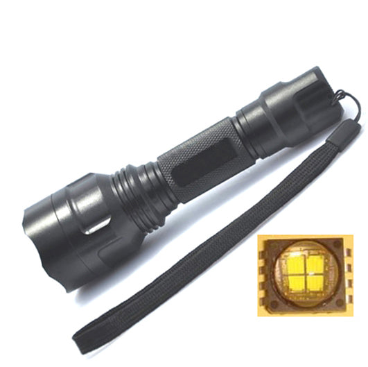 High power LED Flashlight include 18650 rechargeable battery (YA0008)