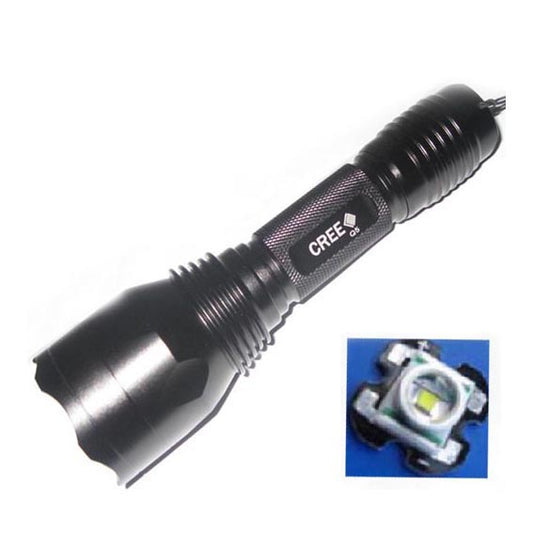 High power LED Flashlight include 18650 rechargeable battery (YA0010B)