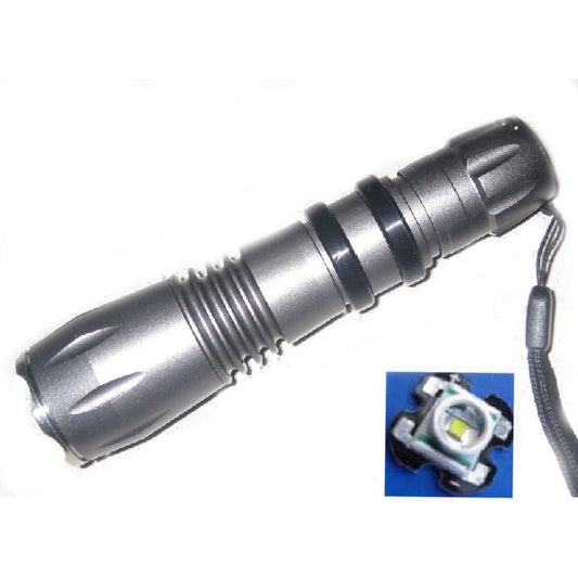 High power LED Flashlight include 18650 rechargeable battery (YA0024)