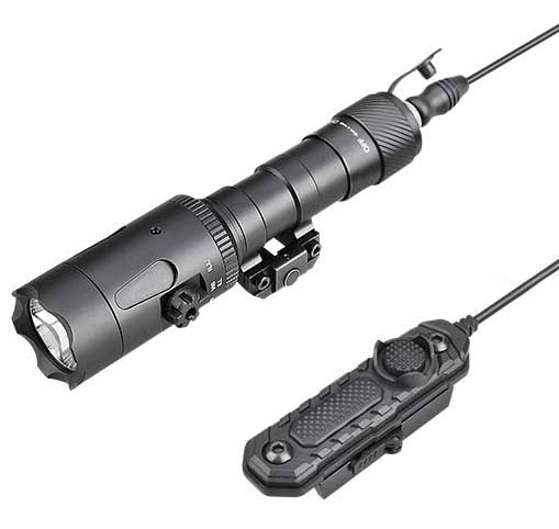 Tactical LED Flashlight LED With Laser Torch High Power rechargeable LED flashlight 18650 or CR123A (NF-Y0131)