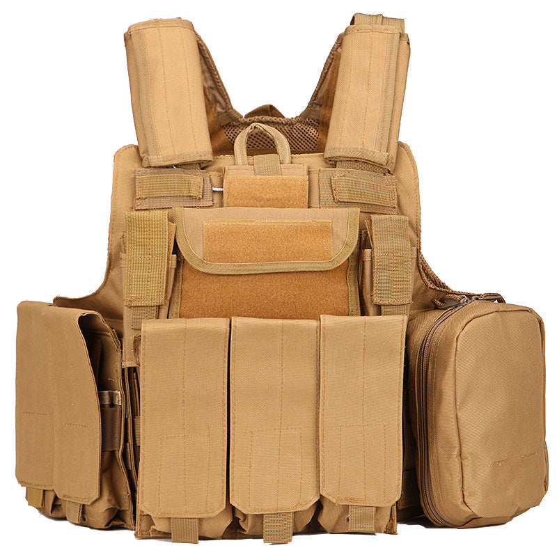 Tactical Vest Military Molle Plate Carrier Magazine Paintball CS Outdoor Velcro Protective Vest Hunting Vest (NF-YB-V015)