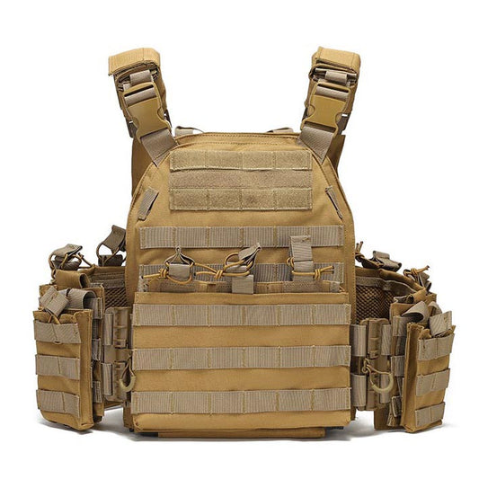 Tactical Vest Military Molle Plate Carrier Magazine Paintball CS Outdoor Velcro Protective Vest Hunting Vest (NF-YB-V019)